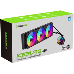 خنک کننده مایع پردازنده گیم مکس مدل IceBurg 360 Infinity BK