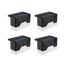 چراغ خورشیدی لب پله ای سولونیکس مدل SOLAR LIGHTS مجموعه 4 عددی
