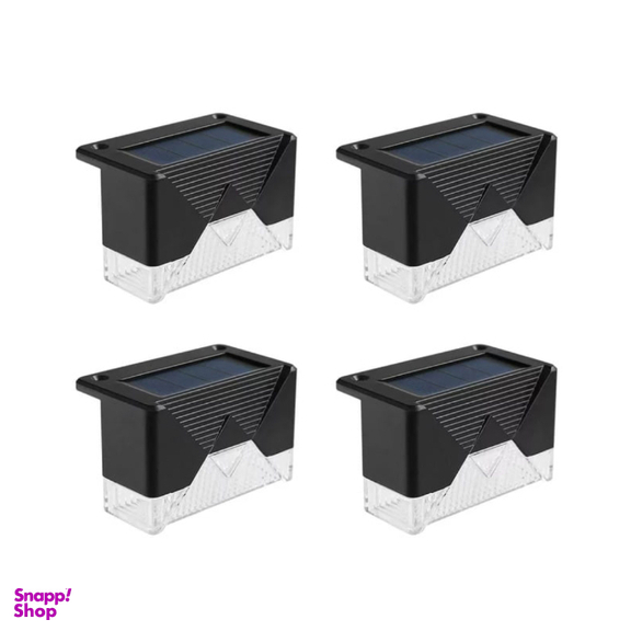 چراغ خورشیدی لب پله ای سولونیکس مدل SOLAR LIGHTS مجموعه 4 عددی