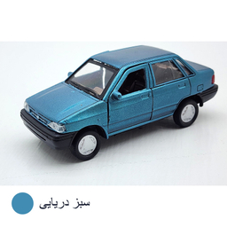 ماشین بازی ناب سل مدل پراید فلزی درب بازشو طرح عقب کش