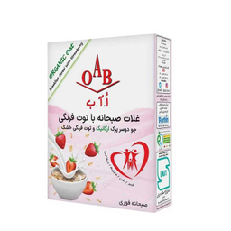 جو دوسر پرک صبحانه با توت فرنگی ارگانیک ا آ ب وزن 200 گرم
