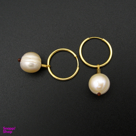 گوشواره طلا 18 عیار زنانه کاپانی مدل ke028