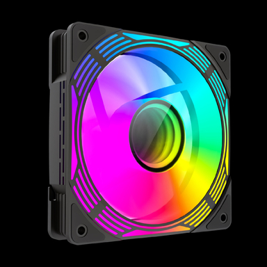 فن کیس گیم مکس مدل FN12A-C8I-R Black