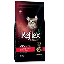غذاي خشک گربه رفلکس پلاس مدل Lamb and Rice وزن 1.5 کيلوگرم