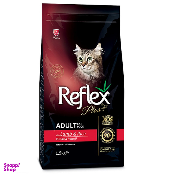 غذاي خشک گربه رفلکس پلاس مدل Lamb and Rice وزن 1.5 کيلوگرم