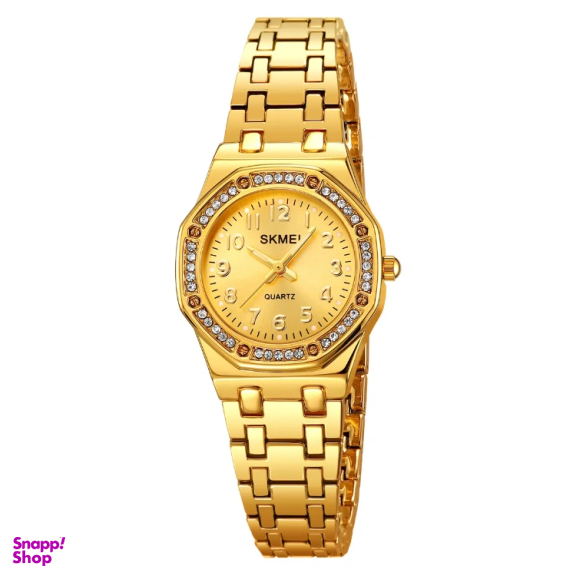 ساعت عقربه ای زنانه اسکمی مدل 2508 رنگ طلایی