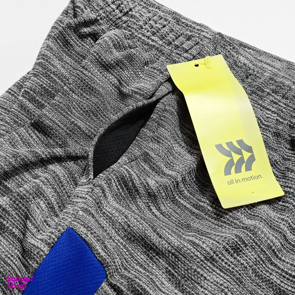 شلوارک ورزشی پسرانه آل این موشن مدل SEP-AULA0026 رنگ طوسی