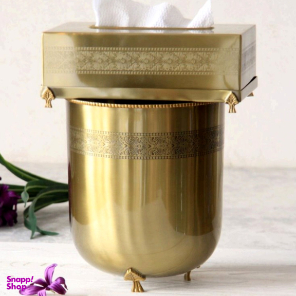 ست سطل و جای دستمال کاغذی سالینو کد 12265G