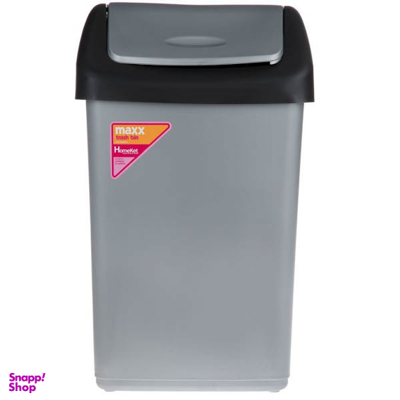 سطل زباله بادبزنی هوم کت کد 2786 سایز ۵۰ سانتی‌ متر