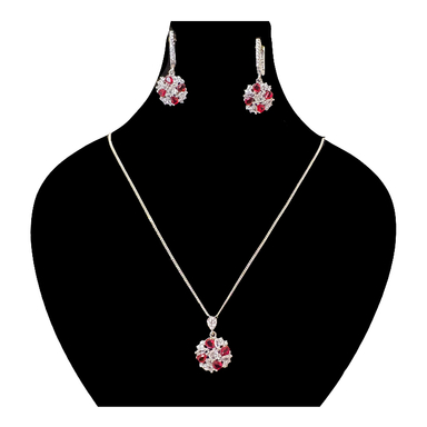 نیم ست نقره زنانه گیرا کد G983