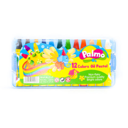 پاستل روغنی 12 رنگ پالمو کد 2023