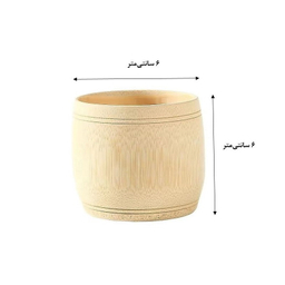 لیوان بامبو مدل سزار کد 100 بسته 2 عددی