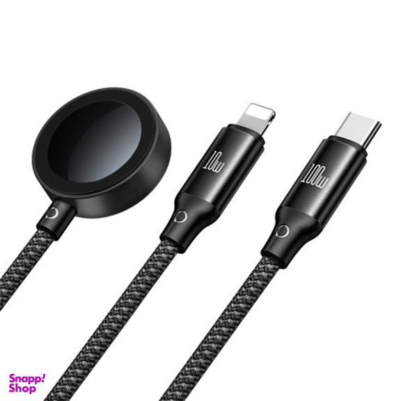 کابل تبدیل USB-C به Lightning / USB-C / Wireless هیسکا مدل LX-31 طول 1.2 متر