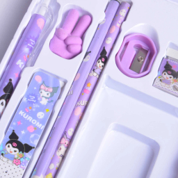 بسته لوازم تحریر مدل کرومی کد 53 مجموعه 10 عددی