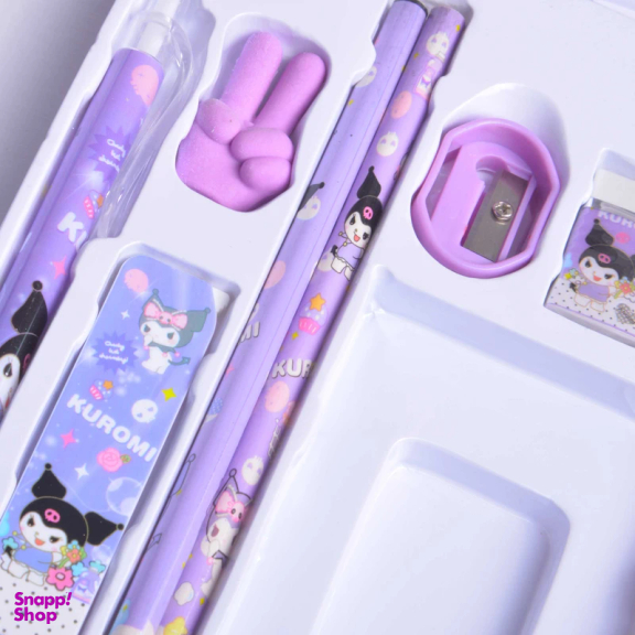 بسته لوازم تحریر مدل کرومی کد 53 مجموعه 10 عددی