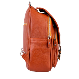 کوله پشتی چرم طبیعی زنانه آروین چرم کد AR-504