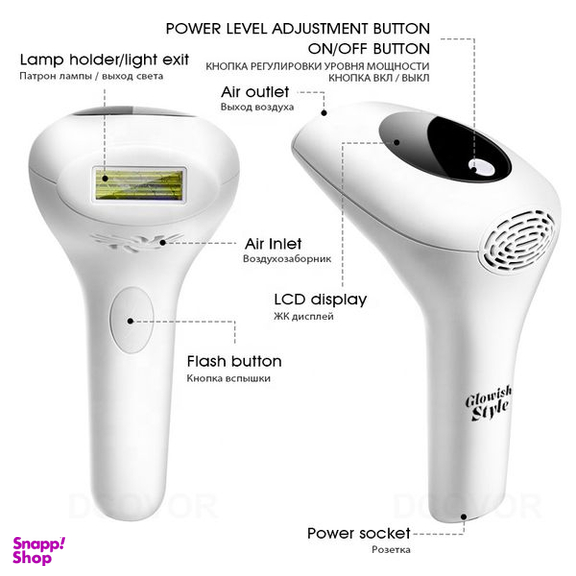 لیزر موهای زائد گلویش استایل مدل LR-001