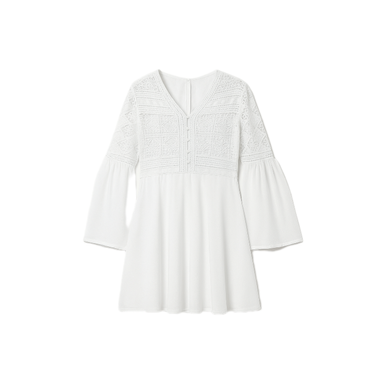 پیراهن زنانه کاپشی کد cup d 62 رنگ سفید