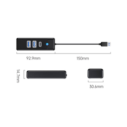 هاب 3 پورت USB 3.0 اوریکو مدل PWC2U-U3