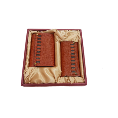 ست هدیه چرم طبیعی مدل شرانگ کد set588