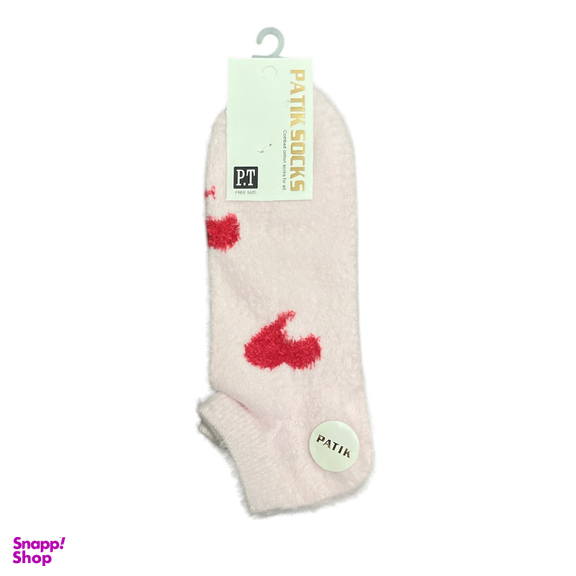 جوراب زنانه مچی پشمی طرح قلب کد 24243