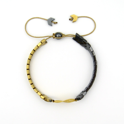 دستبند طلا 18 عیار زنانه کاپانی مدل چیپسی کد kb027