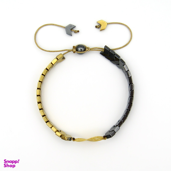 دستبند طلا 18 عیار زنانه کاپانی مدل چیپسی کد kb027