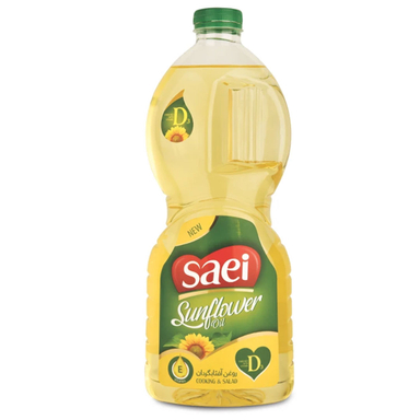 روغن مایع آفتابگردان ساعی مدل ویتامینه وزن 1.6 کیلوگرمی