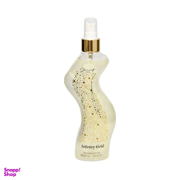 بادی اسپلش زنانه شاین دار ژک ساف مدل Infinity Gold حجم 250 میلی لیتر