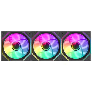 فن کیس مخصوص بازی گیم مکس مدل GAMEMAX FN12A S3I Black بسته 3 عددی