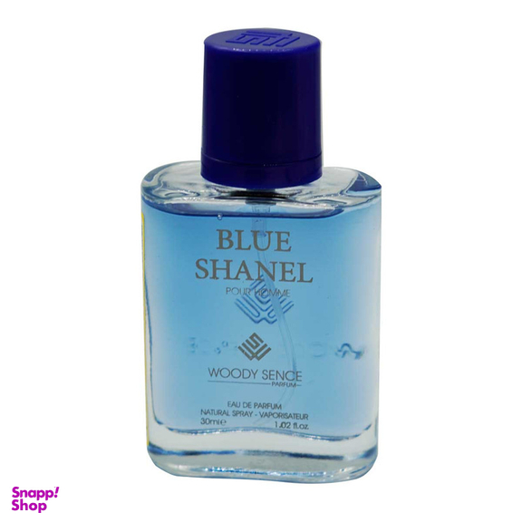 عطر جیبی مردانه وودی سنس مدل بلوشنل حجم 30 میلی‌لیتر