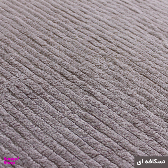 پادری شاران هوم مدل اسفنج دار طرح مخمل راه راه فانتزی سایز 40×65 سانتی متر