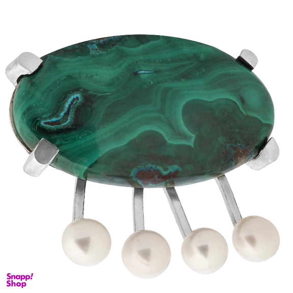 گل سینه نقره زنانه مدل ژاکلین