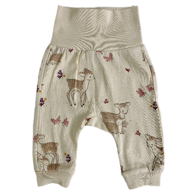 شلوار راحتی نوزاد مدل آهو کمر پهن