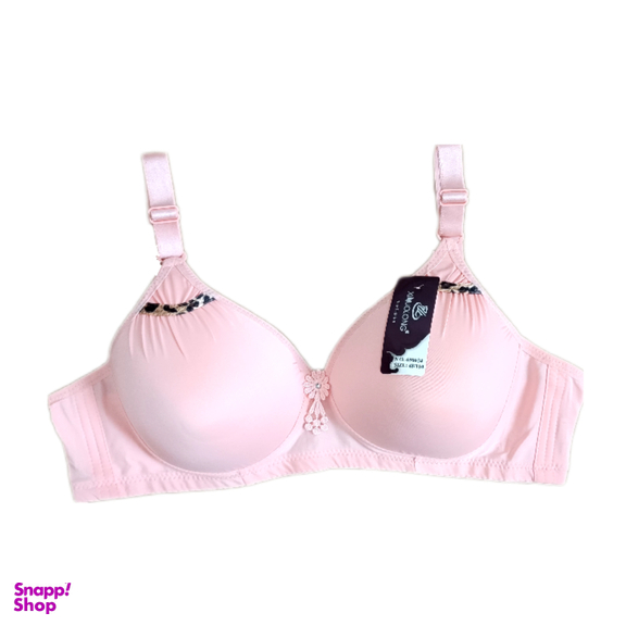 سوتین زنانه کد 55044 رنگ گلبهی