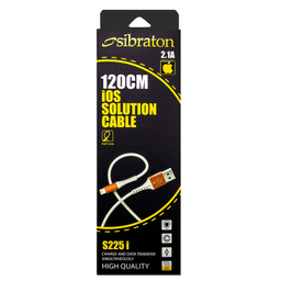 کابل تبدیل USB به لایتنینگ سیبراتون مدل S225i طول 1.25 متر