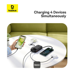 پاوربانک 30 وات بیسوس مدل QPow 2 ظرفیت 20000 میلی‌ آمپر ساعت