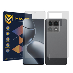 محافظ صفحه نمایش شفاف مستر مدل Resistant مناسب گوشی موبایل شیائومی 14T به همراه محافظ پشت گوشی