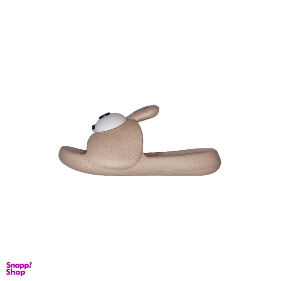 دمپایی زنانه پاپا مدل جیکو رنگ کرم