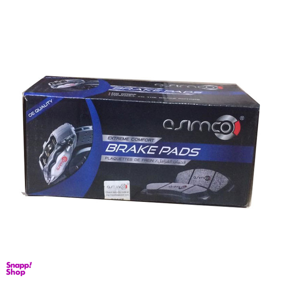 لنت ترمز جلو خودرو آسیمکو کد KD0709 مناسب ام وی ام 530، 550، X22 ،X33S، چری ویانا، آریزو 5، 6، لیفان X60 مجموعه ۴ عددی
