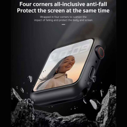 قاب محافظ اپل واچ کوتتسی مدل hard shell کد 25003-45 مناسب اپل واچ سری 7 و 8 سایز 48 میلی‌ متر