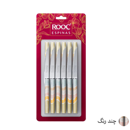 چاقو میوه خوری روک مدل اسپیناس کد 09 بسته 12 عددی