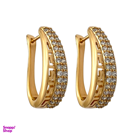 گوشواره زنانه ژوپینگ مدل حلقه کلیپسی کد E5633