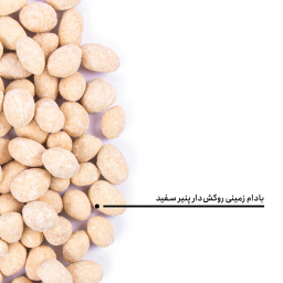 مغز بادام زمینی روکش دار پنیر سفید بارجیل