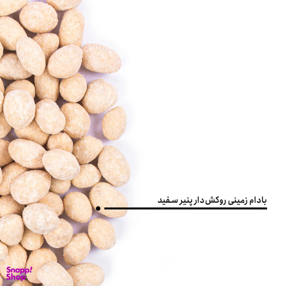 مغز بادام زمینی روکش دار پنیر سفید بارجیل