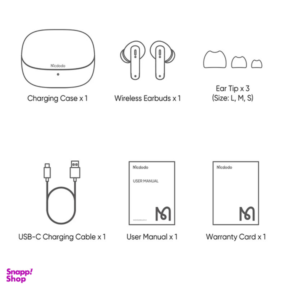 هدفون بلوتوثی مک دودو مدل Immersive Sound