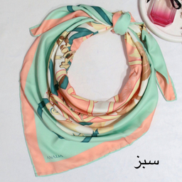 روسری زنانه آنالیا مدل ابریشم دور دست دوز کد 6057