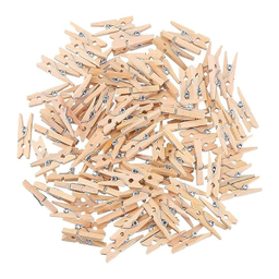گیره چوبی ساده کد sclips-2.5 بسته 20 عددی
