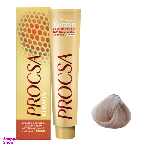 رنگ مو پروکسا سری Fantasy شماره F19 رنگ فانتزی نقره ای حجم 100 میلی لیتر