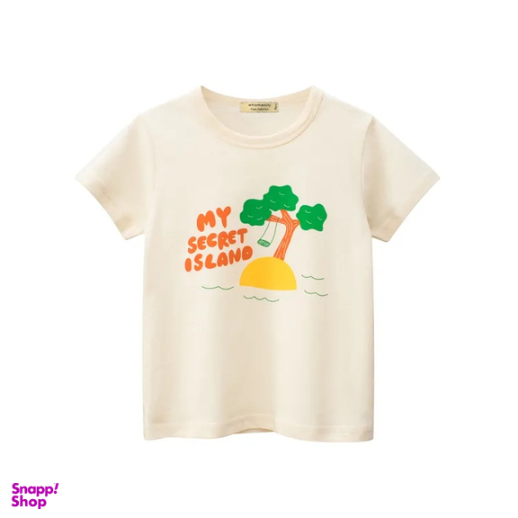 تی شرت آستین کوتاه دخترانه هومنیتی مدل WYKGTSHT9577-BGE